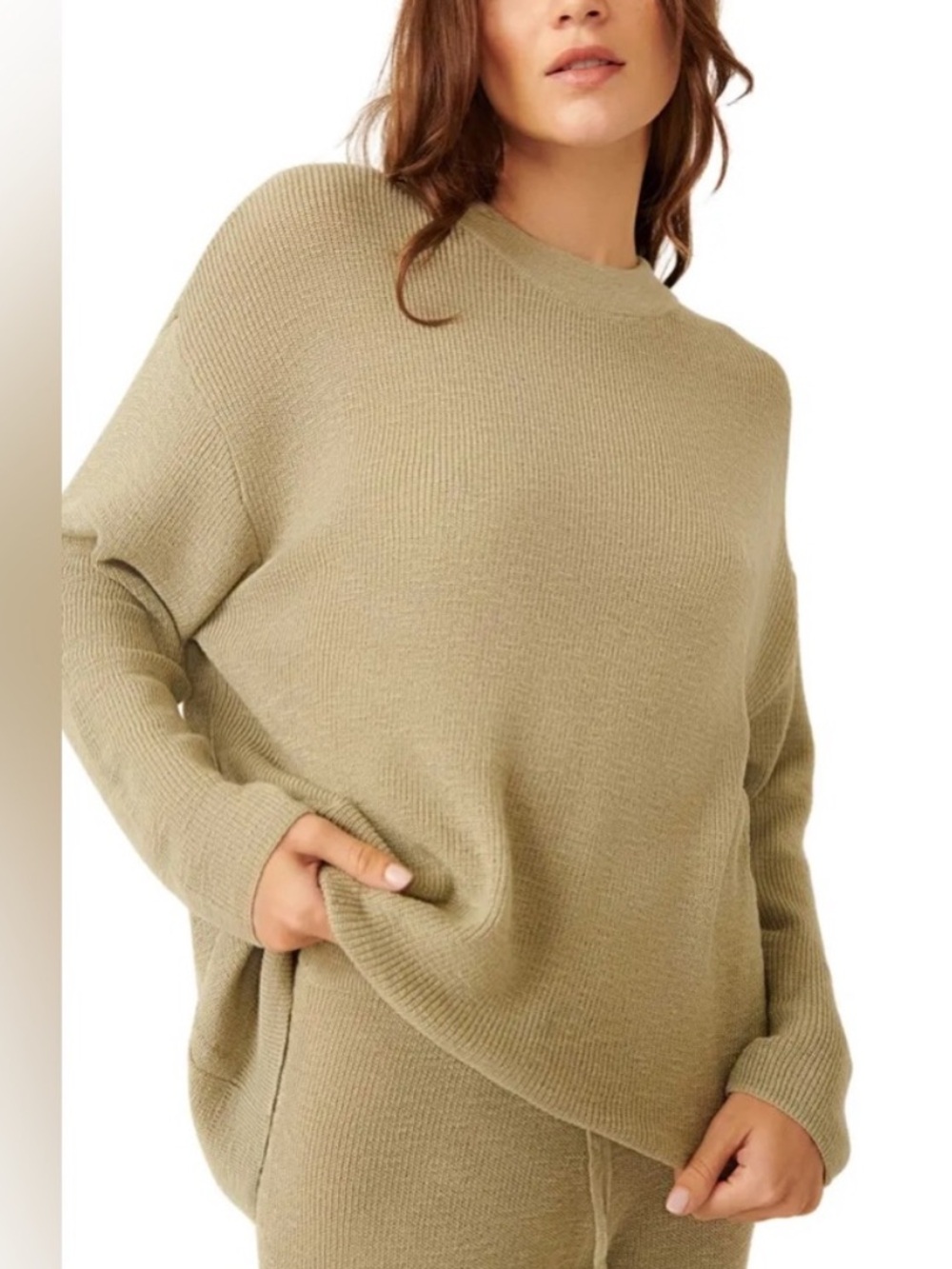 Free People beach Malibu surf  Crewneck Sweater only medium M oversized